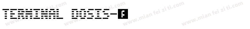 Terminal Dosis字体转换